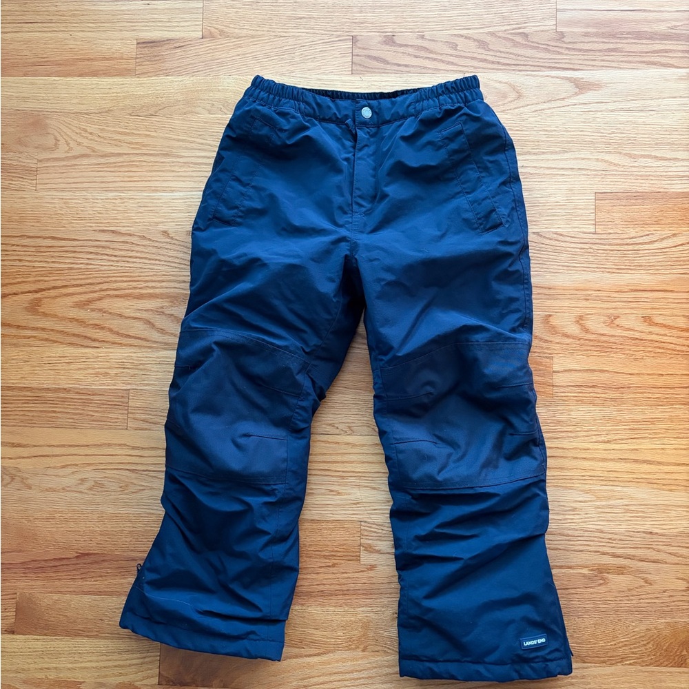 Lands' End Kids Dark Blue Snow Pants